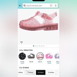 BRAND NEW- NEVER WORN Mini Melissa Possession jelly sandals for toddler girls